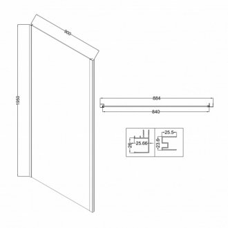 Душевой уголок Niagara Nova NG-85-10TB-TB90-34