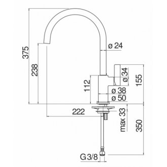 Смеситель для кухни Nobili Flag FL96113CR