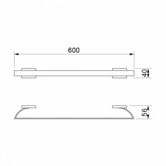 Держатель для полотенца Novella Basic BS-11211