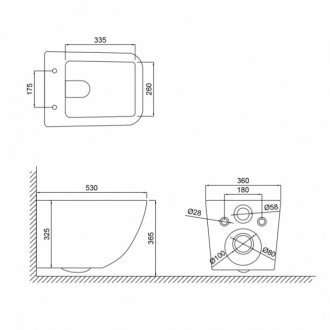 Унитаз Olive'S Artis AR30116DP