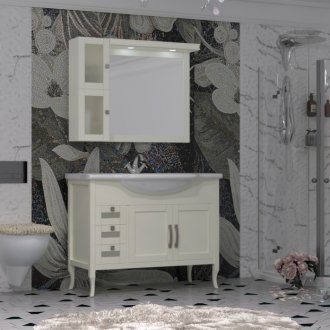 Мебель для ванной Опадирис Мираж 100 слоновая кость