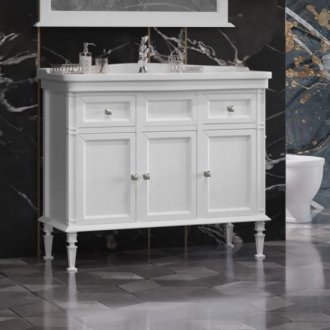 Мебель для ванной Опадирис Кантара 105 белый матовый