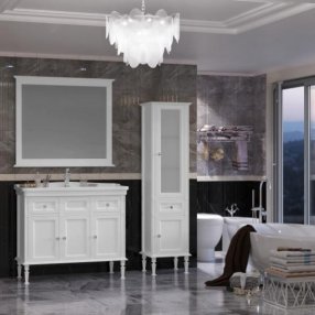 Мебель для ванной Опадирис Кантара 105 белый матовый