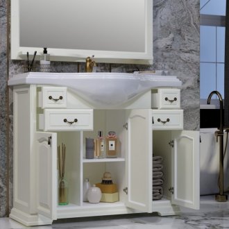 Мебель для ванной Опадирис Риспекто 105 слоновая кость