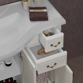 Мебель для ванной Опадирис Риспекто 120 слоновая кость
