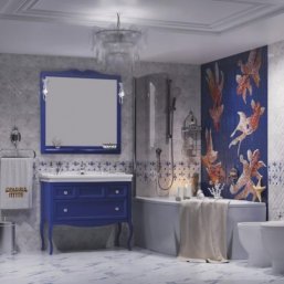 Мебель для ванной Опадирис Валери 105 сапфир