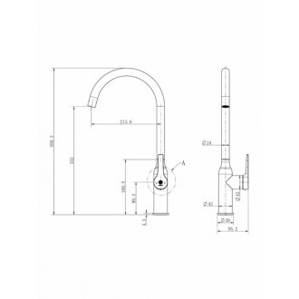 Смеситель для кухни Orange Boni M15-001cr