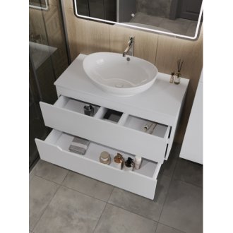 Мебель для ванной Orange Line Li-100TuwMDF+B08-585W