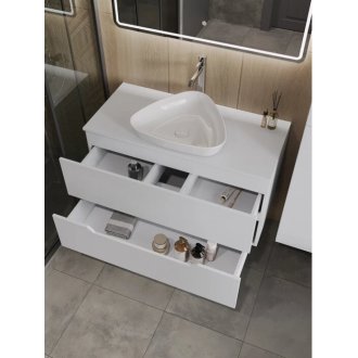 Мебель для ванной Orange Line Li-100TuwMDF+B07-500W