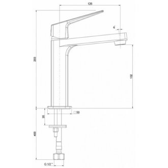 Смеситель для раковины Paini Bari RTCR205