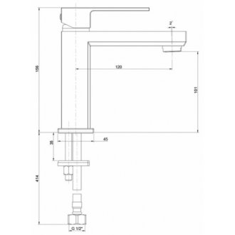 Смеситель для раковины Paini Grazia 21PZ205S