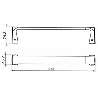 Полотенцедержатель Paini Lady 89CR002