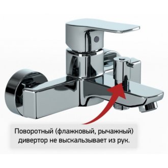 Смеситель для ванны Paini Viva Style P4CR111