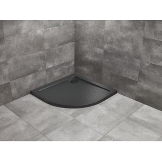 Душевой поддон Radaway Doros A Stone 90x90 см черный