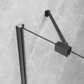 Душевая дверь Radaway Essenza 8 Black DWJ 100 см левосторонняя