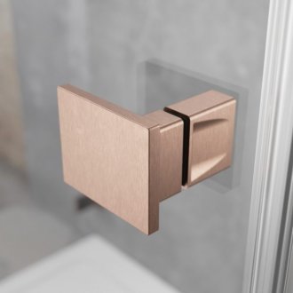 Душевая дверь Radaway Essenza 8 Brushed Copper DWJ 100 см левосторонняя