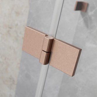 Душевая дверь Radaway Essenza 8 Brushed Copper DWJ 100 см левосторонняя
