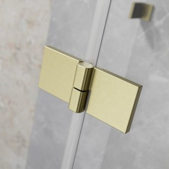 Душевая дверь Radaway Essenza 8 Brushed Gold DWJ 100 см левосторонняя