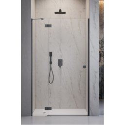 Душевая дверь Radaway Essenza 8 Brushed GunMetal DWJ 100 см левосторонняя