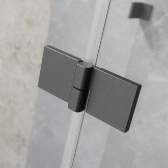Душевая дверь Radaway Essenza 8 Brushed GunMetal DWJ 100 см левосторонняя