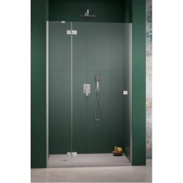 Душевая дверь Radaway Essenza 8 Brushed Nickel DWJ 80 см левосторонняя