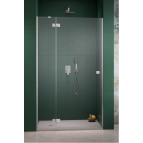 Душевая дверь Radaway Essenza 8 Brushed Nickel DWJ 90 см левосторонняя