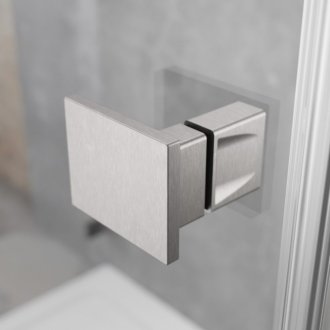 Душевая дверь Radaway Essenza 8 Brushed Nickel DWJ 100 см левосторонняя
