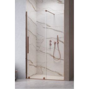 Душевая дверь Radaway Furo Brushed Copper DWJ 90 см правосторонняя