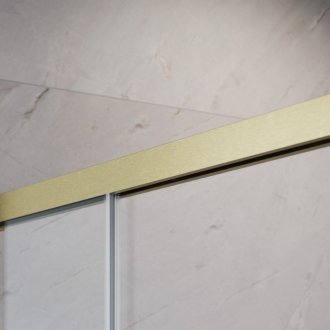 Душевая дверь Radaway Idea 8 Brushed Gold DWJ 120 см левосторонняя