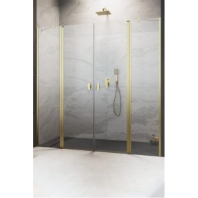 Душевая дверь Radaway Nes Brushed Gold DWD II 83+97 см