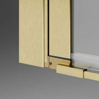 Душевая дверь Radaway Nes Brushed Gold DWJS 140 см