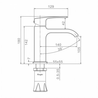 Смеситель для раковины Raglo R02 R02.10.03