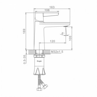 Смеситель для раковины Raglo R32 R32.10