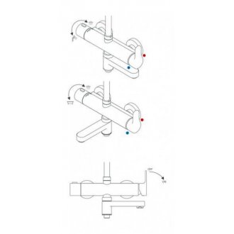 Душевая стойка Ravak DS 092.00