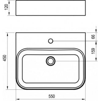 Раковина Ravak Ceramic Slim Wall R