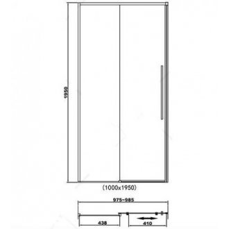 Душевая дверь RGW Stilvoll SV-12 100 см