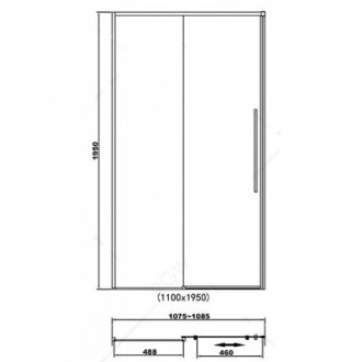 Душевая дверь RGW Stilvoll SV-12 110 см