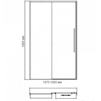 Душевая дверь RGW Stilvoll SV-12 B 130 см