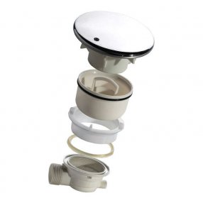Сифон для поддона RGW Velplex QYD-01-chrome хром