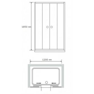 Душевая дверь RGW Classic CL-10 120 см