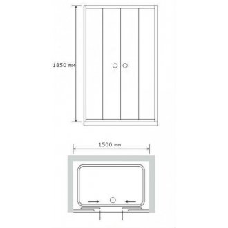 Душевая дверь RGW Classic CL-10 150 см