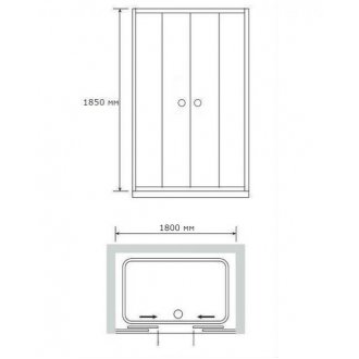 Душевая дверь RGW Classic CL-10 180 см