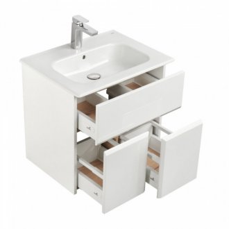 Мебель для ванной Roca Up 80 см белый глянец