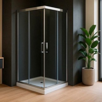 Душевой уголок Royal Bath RB100HPD-T-CH 100x100