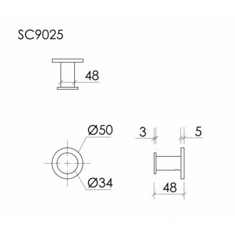 Крючок Sancos Base SC9025MB