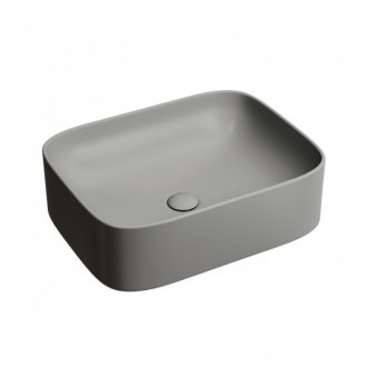 Тумба с раковинами и столешницей Sancos Folk 140 серая TT140A1