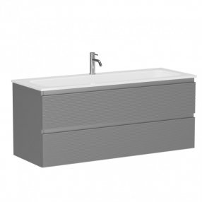 Тумба с раковиной Sancos Folk 120 серая CN7017