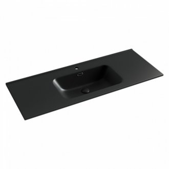 Тумба с раковиной Sancos Libra 120-1 дуб чарльстон Black
