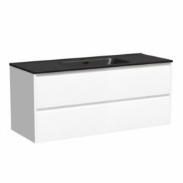 Тумба с раковиной Sancos Libra 120-1 белая Black