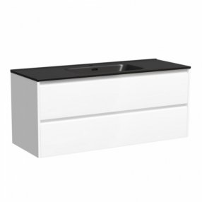 Тумба с раковиной Sancos Libra 120-1 белая Black